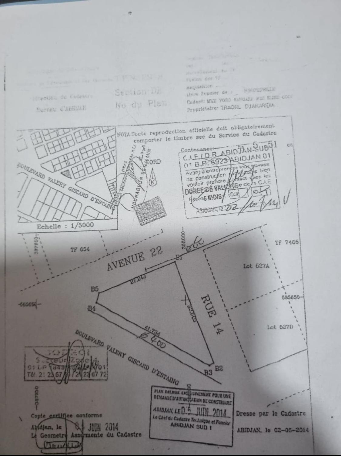 Vente d'un Immeuble à 7.000.000.000 FCFA  : Abidjan-Treichville (VGE )