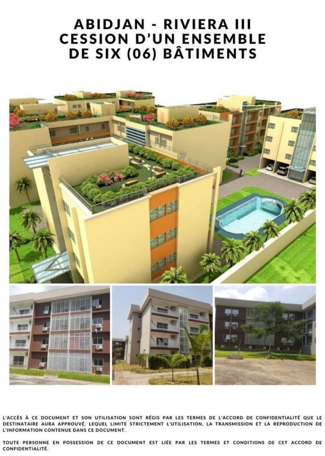 Vente d'un Immeuble : Abidjan-Cocody-Riviera (Rivera 3)