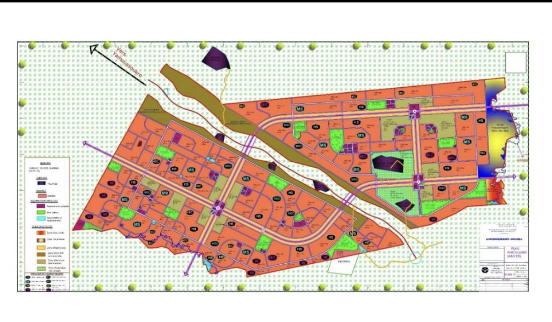 Vente d'un Terrain : Yopougon (Autoroute au nord pk47 )